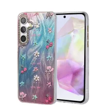 Samsung Galaxy A35 5G Kılıf Blade Aynalı Desenli Kapak - Desen 4