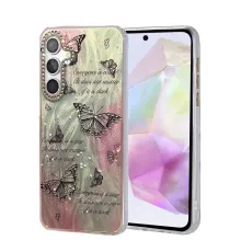 Samsung Galaxy A35 5G Kılıf Blade Aynalı Desenli Kapak - Desen 6