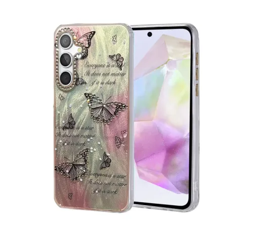 Samsung Galaxy A35 5G Kılıf Blade Aynalı Desenli Kapak - Desen 6