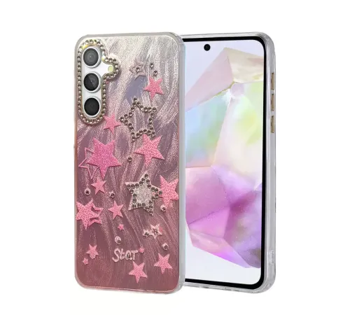 Samsung Galaxy A35 5G Kılıf Blade Aynalı Desenli Kapak - Desen 7