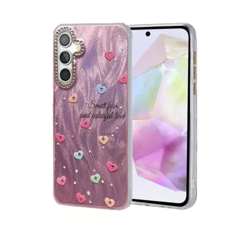 Samsung Galaxy A35 5G Kılıf Blade Aynalı Desenli Kapak - Desen 8