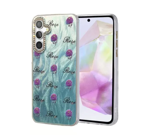 Samsung Galaxy A35 5G Kılıf Blade Aynalı Desenli Kapak - Desen 9