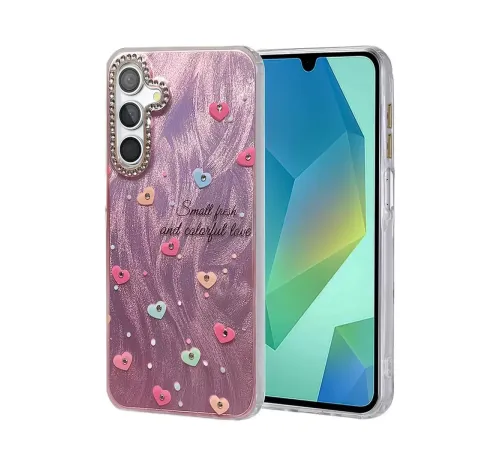 Samsung Galaxy A55 5G Kılıf Blade Aynalı Desenli Kapak - Desen 8