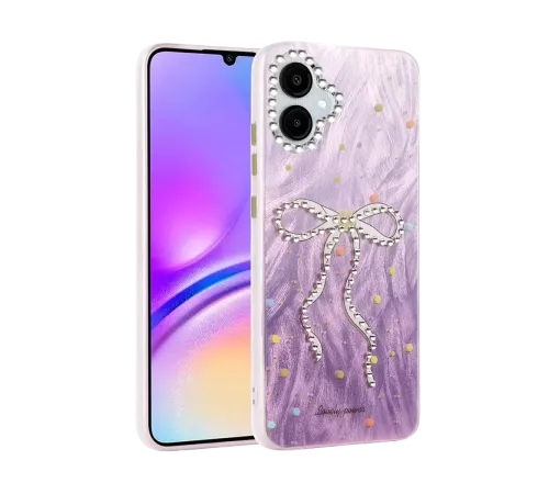 Samsung Galaxy A06 Kılıf Blade Aynalı Desenli Kapak - Desen 1