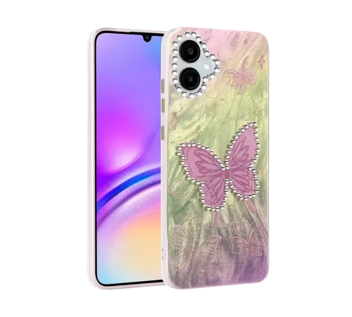 Samsung Galaxy A06 Kılıf Blade Aynalı Desenli Kapak - Desen 5