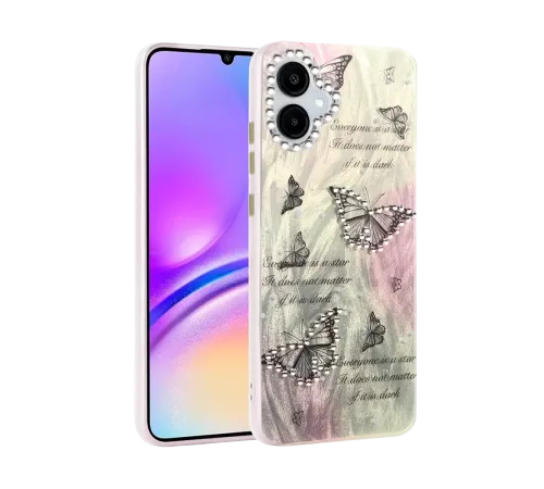Samsung Galaxy A06 Kılıf Blade Aynalı Desenli Kapak - Desen 6
