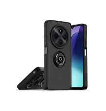 Realme C75 4G Kılıf Montreal Yüzüklü Silikon Kapak - Siyah