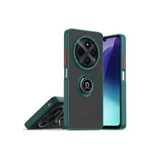 Realme C75 4G Kılıf Montreal Yüzüklü Silikon Kapak - Yeşil