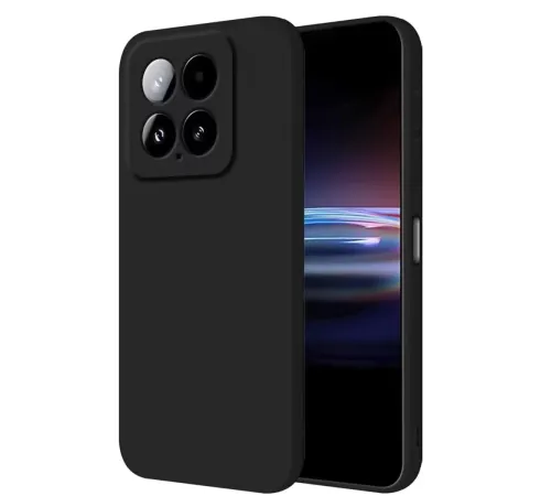 Mi 14T Pro Kılıf Nano içi Kadife Silikon - Siyah