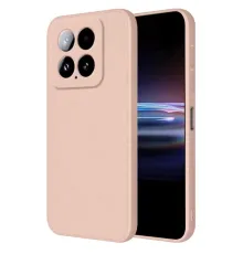 Mi 14T Pro Kılıf Nano içi Kadife Silikon - Pudra