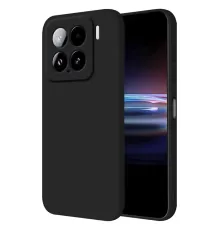Mi 15 Kılıf Nano içi Kadife Silikon - Siyah