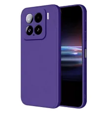 Mi 15 Pro Kılıf Nano içi Kadife Silikon - Mor