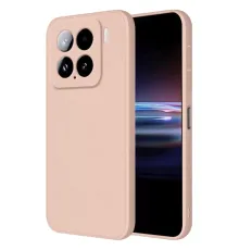 Mi 15 Pro Kılıf Nano içi Kadife Silikon - Pudra