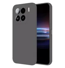 Mi 15 Pro Kılıf Nano içi Kadife Silikon - Gri