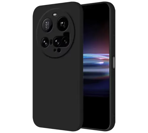 Mi 15 Ultra Kılıf Nano içi Kadife Silikon - Siyah