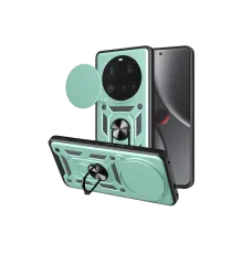 Mi 15 Ultra Kılıf Pars Lens Yüzüklü Silikon - Yeşil
