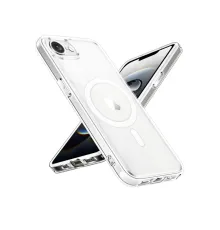 Apple iPhone 16E Kılıf Magneticsafe Şeffaf Silikon - Şeffaf