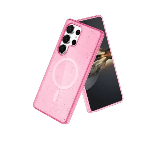 Samsung Galaxy S25 Ultra Star Magsafe Kapak - Pembe