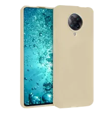 Redmi K30 Pro Kılıf Nano içi Kadife Silikon - Kemik