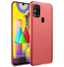 Samsung Galaxy M31 Kılıf Nano içi Kadife Silikon - Kiremit