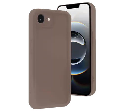 Apple iPhone 16E Kılıf Viera Silikon - Kahverengi