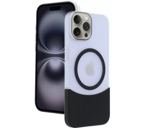 Apple iPhone 15 Pro Max Velar Magsafe Kapak - Siyah