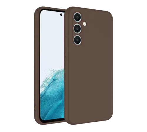 Samsung Galaxy A16 5G Kılıf First Silikon - Kahverengi