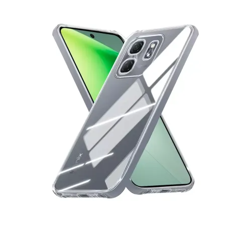 İnfinix Smart 9 Kılıf Lüx Şeffaf Silikon