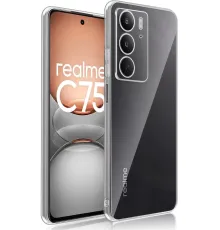 Realme C75 Kılıf Lüx Şeffaf Silikon