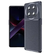 Honor Magic 7 Lite Kılıf Auto Focus Karbon Kapak - Lacivert