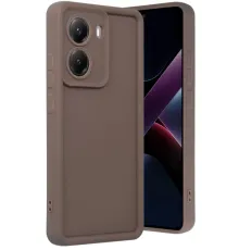 Poco X7 Pro Viera Silikon - Kahverengi