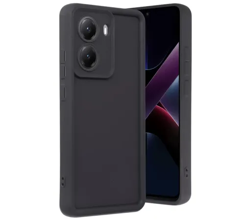 Poco X7 Pro Viera Silikon - Siyah
