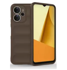Redmi Note 14 4G Kılıf Optimum Silikon - Kahverengi