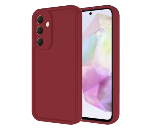 Samsung Galaxy A16 5G Kılıf Viera Silikon - Bordo