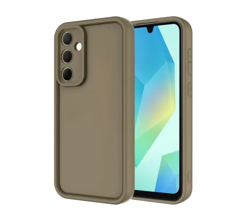Samsung Galaxy A16 5G Kılıf Viera Silikon - Kahverengi