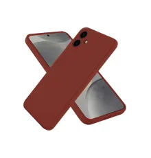 Samsung Galaxy A06 Kılıf First Silikon - Bordo