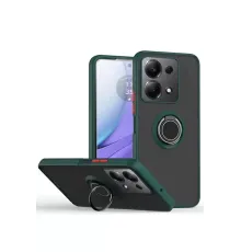 Redmi Note 13 Pro 4G Montreal Yüzüklü Silikon Kapak - Yeşil