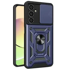 Samsung Galaxy S24 FE Pars Lens Yüzüklü Silikon - Lacivert