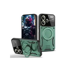 Redmi Note 13 Pro Plus Joy Lens Standlı Kapak - Koyu Yeşil