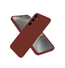 Samsung Galaxy A56 Kılıf First Silikon - Bordo