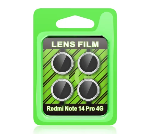 Redmi Note 14 Pro 4G Raze Metal Kamera Lens - Gümüş