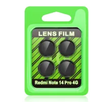 Redmi Note 14 Pro 4G Raze Metal Kamera Lens - Siyah
