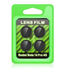 Redmi Note 14 Pro 4G Raze Metal Kamera Lens - Siyah