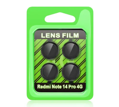 Redmi Note 14 Pro 4G Raze Metal Kamera Lens - Siyah