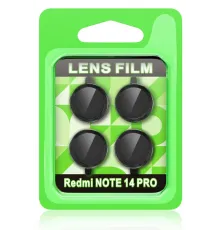 Redmi Note 14 Pro 5G Raze Metal Kamera Lens - Siyah