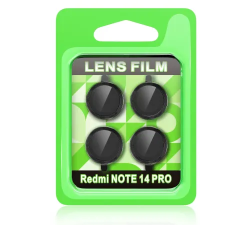 Redmi Note 14 Pro 5G Raze Metal Kamera Lens - Siyah