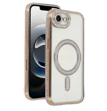 Apple iPhone 16E Joke Simli Magneticsafe Kılıf - Gold