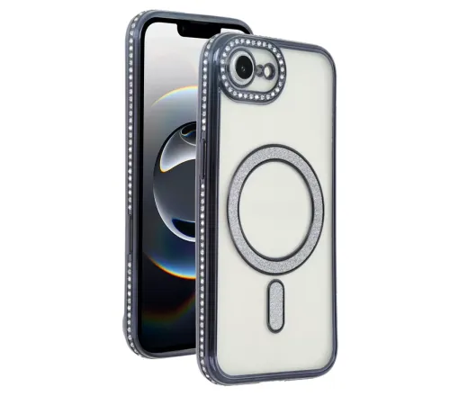 Apple iPhone 16E Joke Simli Magneticsafe Kılıf - Siyah