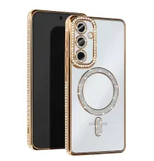 Samsung Galaxy S25 Edge Joke Simli Magneticsafe Kılıf - Gold