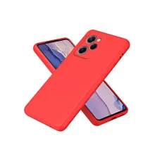 Poco X5 Pro 5G Nano içi Kadife Silikon - Kırmızı